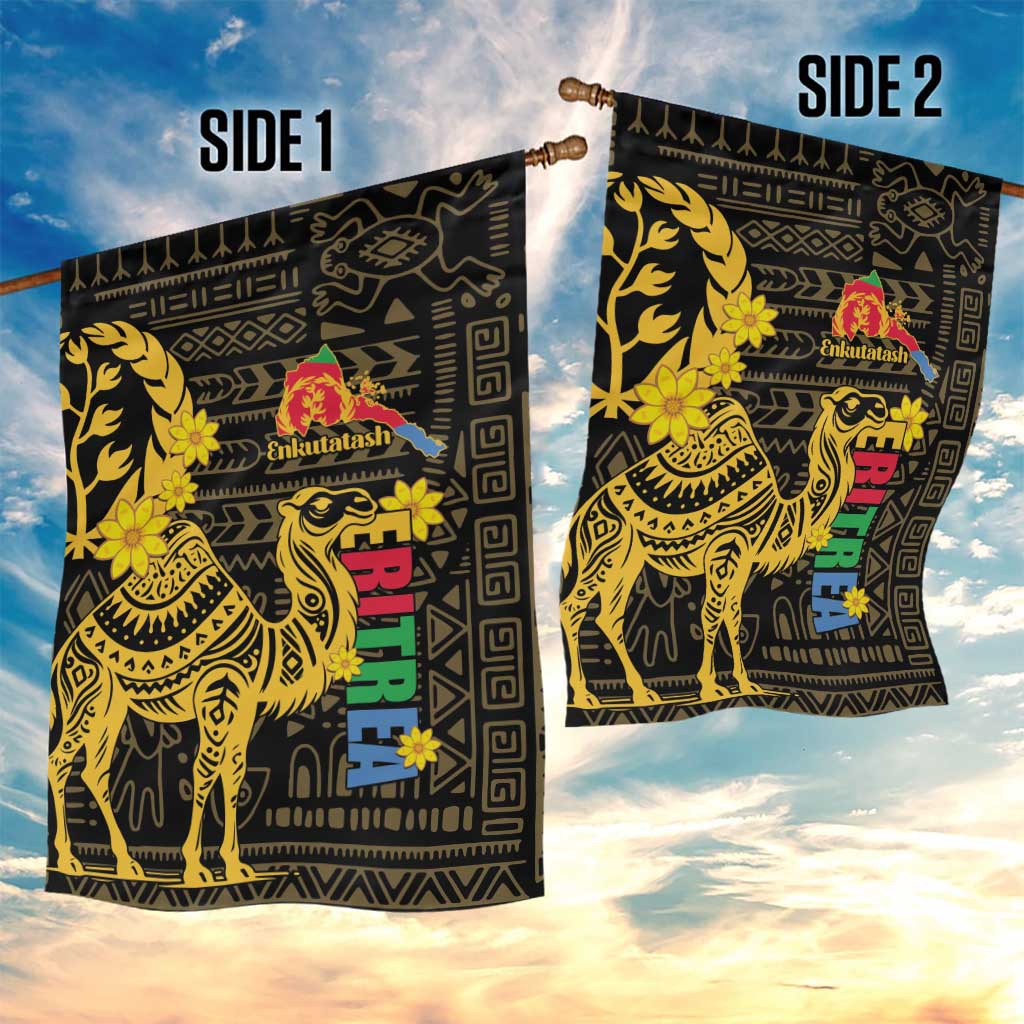 Enkutatash Eritrea New Year Garden Flag Eritrean Camel African Pattern LT01