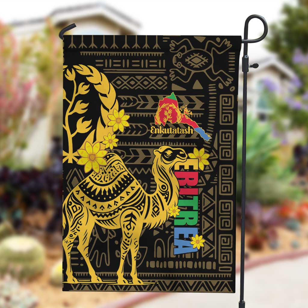 Enkutatash Eritrea New Year Garden Flag Eritrean Camel African Pattern LT01