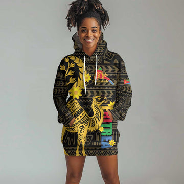 Enkutatash Eritrea New Year Hoodie Dress Eritrean Camel African Pattern LT01
