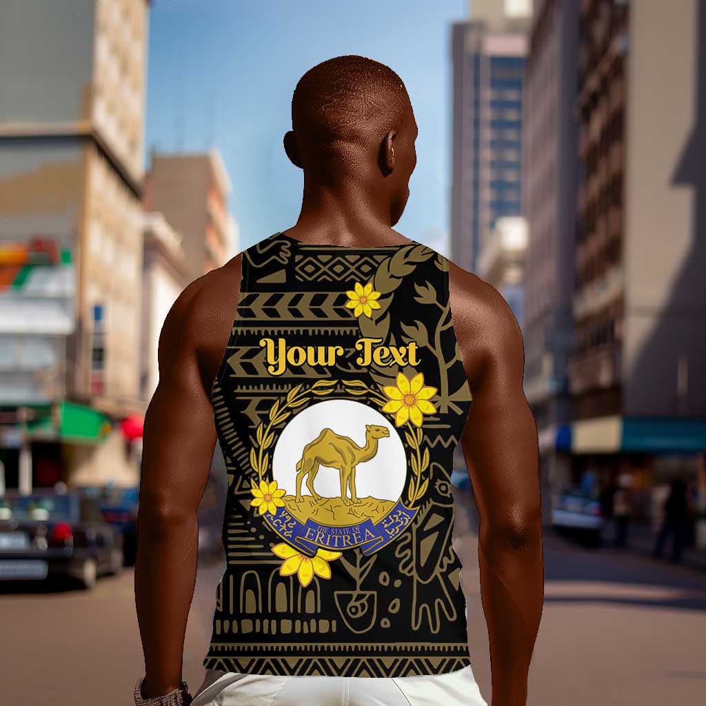Enkutatash Eritrea New Year Men Tank Top Eritrean Camel African Pattern LT01