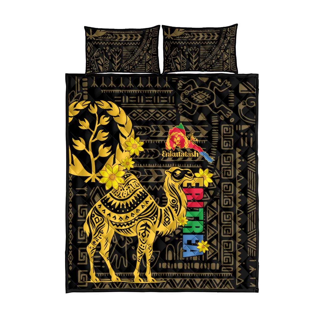 Enkutatash Eritrea New Year Quilt Bed Set Eritrean Camel African Pattern LT01