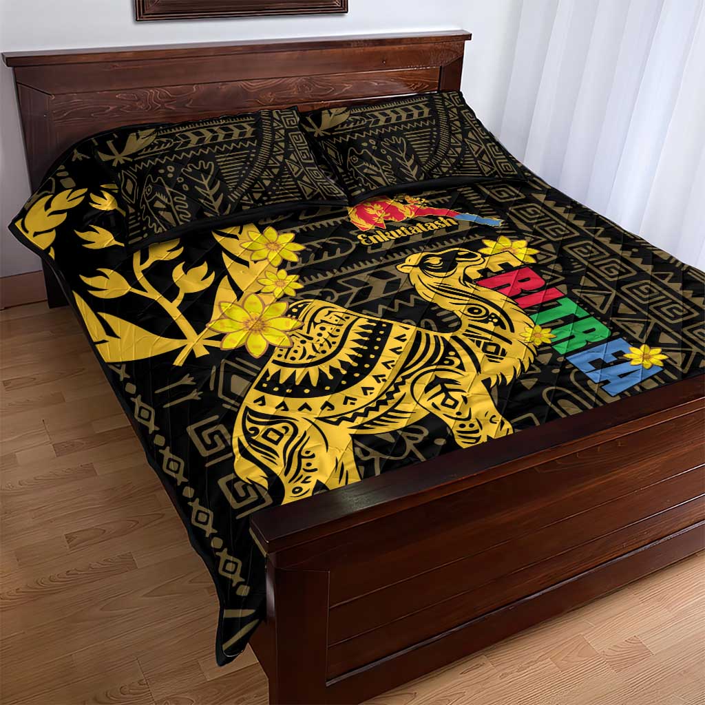 Enkutatash Eritrea New Year Quilt Bed Set Eritrean Camel African Pattern LT01