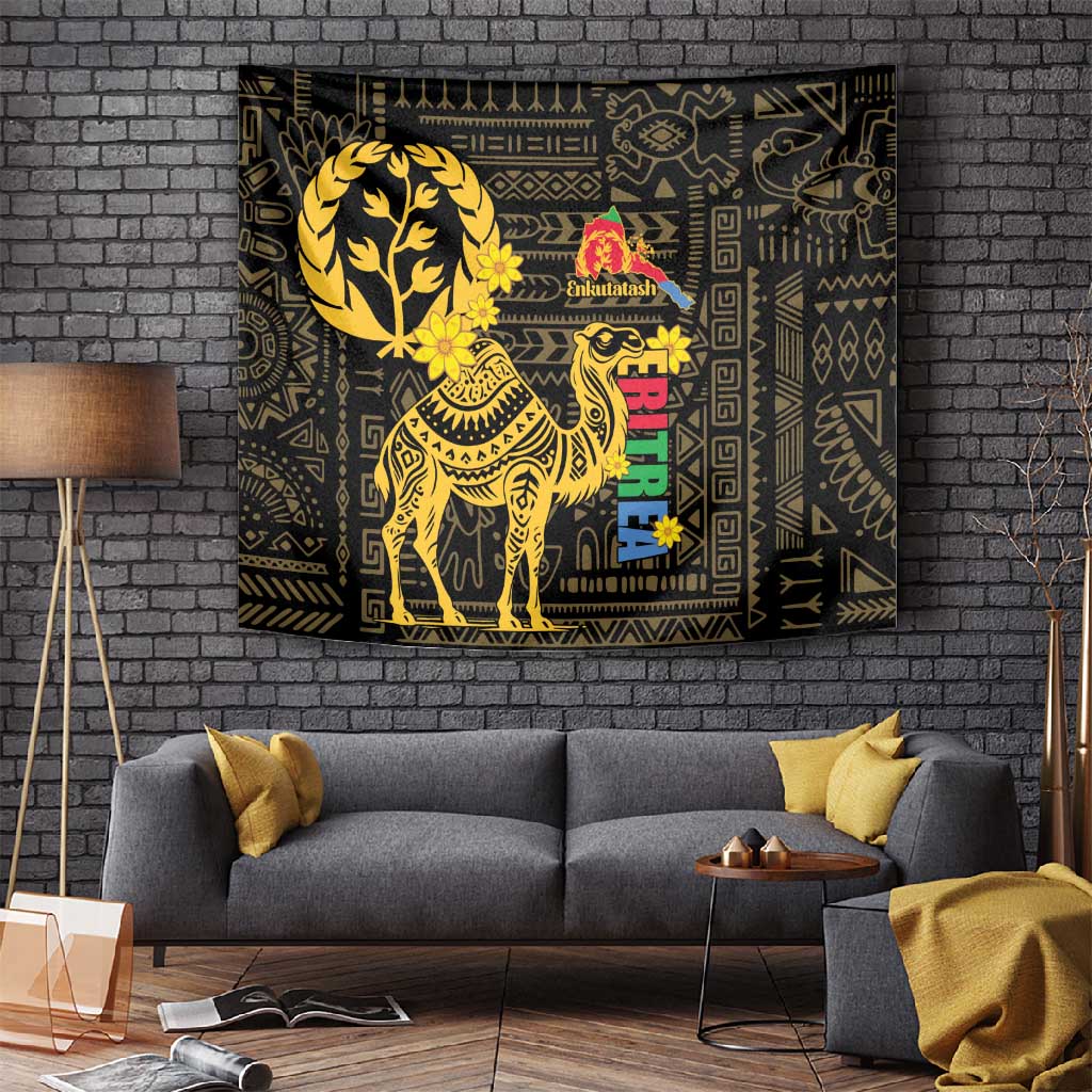 Enkutatash Eritrea New Year Tapestry Eritrean Camel African Pattern LT01