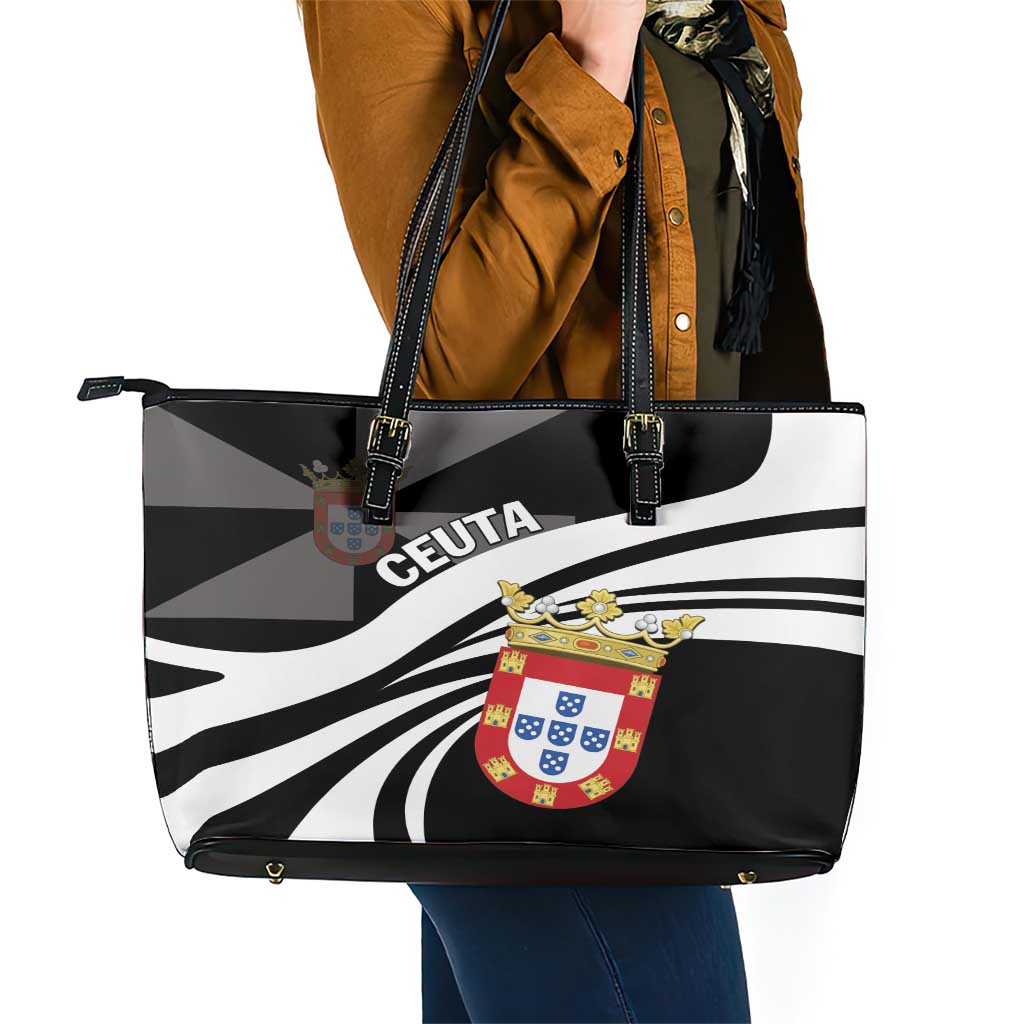 Ceuta Day Leather Tote Bag Dia de Ceuta 2024 LT01