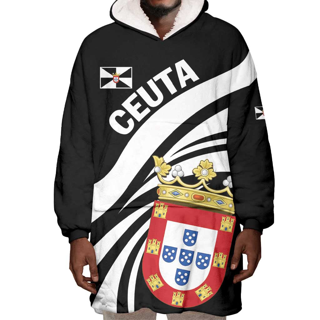 Ceuta Day Wearable Blanket Hoodie Dia de Ceuta 2024 LT01