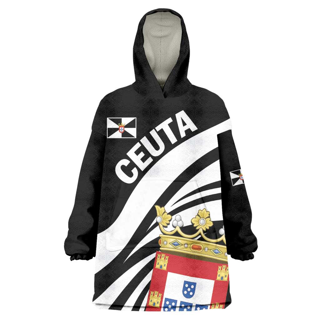 Ceuta Day Wearable Blanket Hoodie Dia de Ceuta 2024 LT01