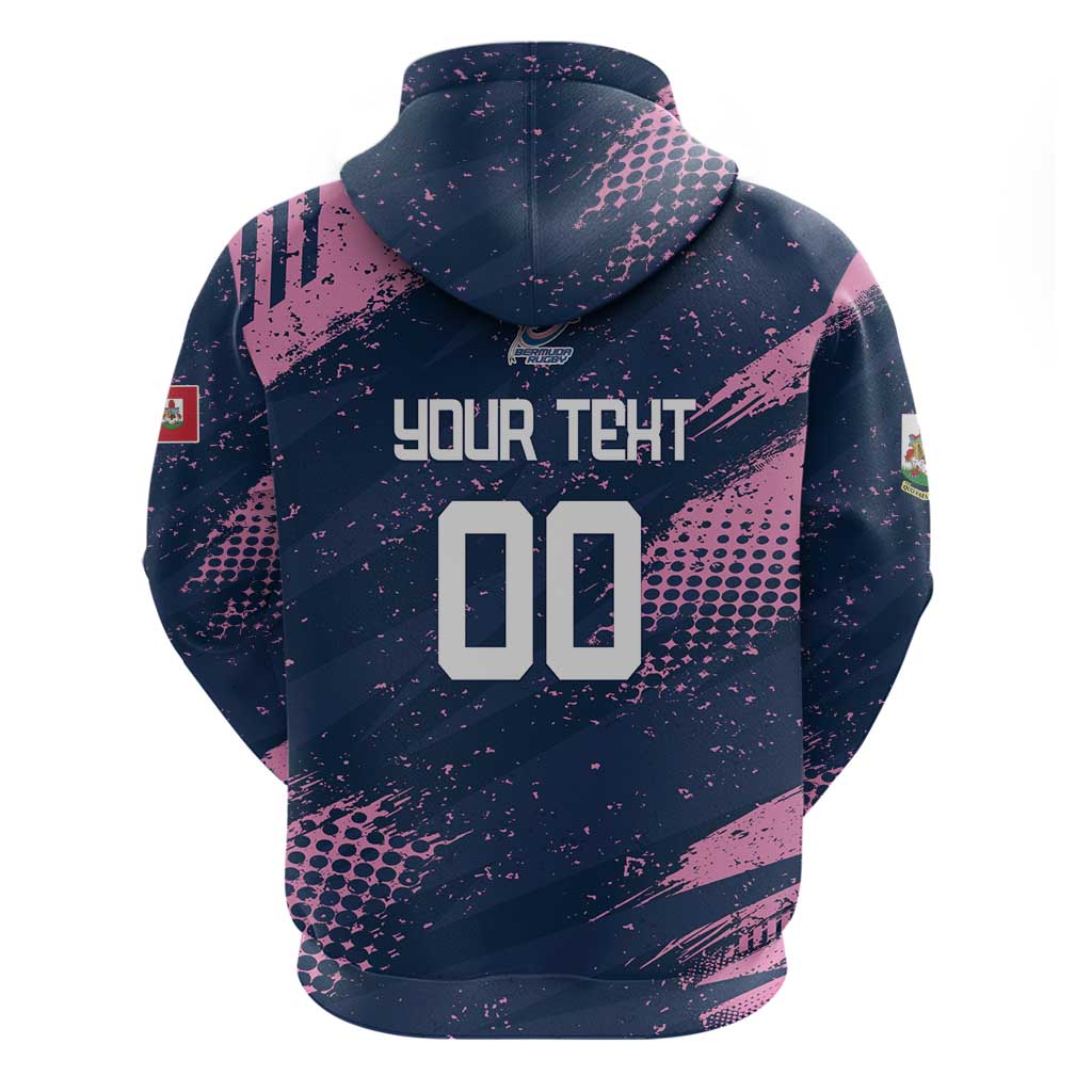 Custom Rugby Bermuda Hoodie Our Team Go Champions LT01