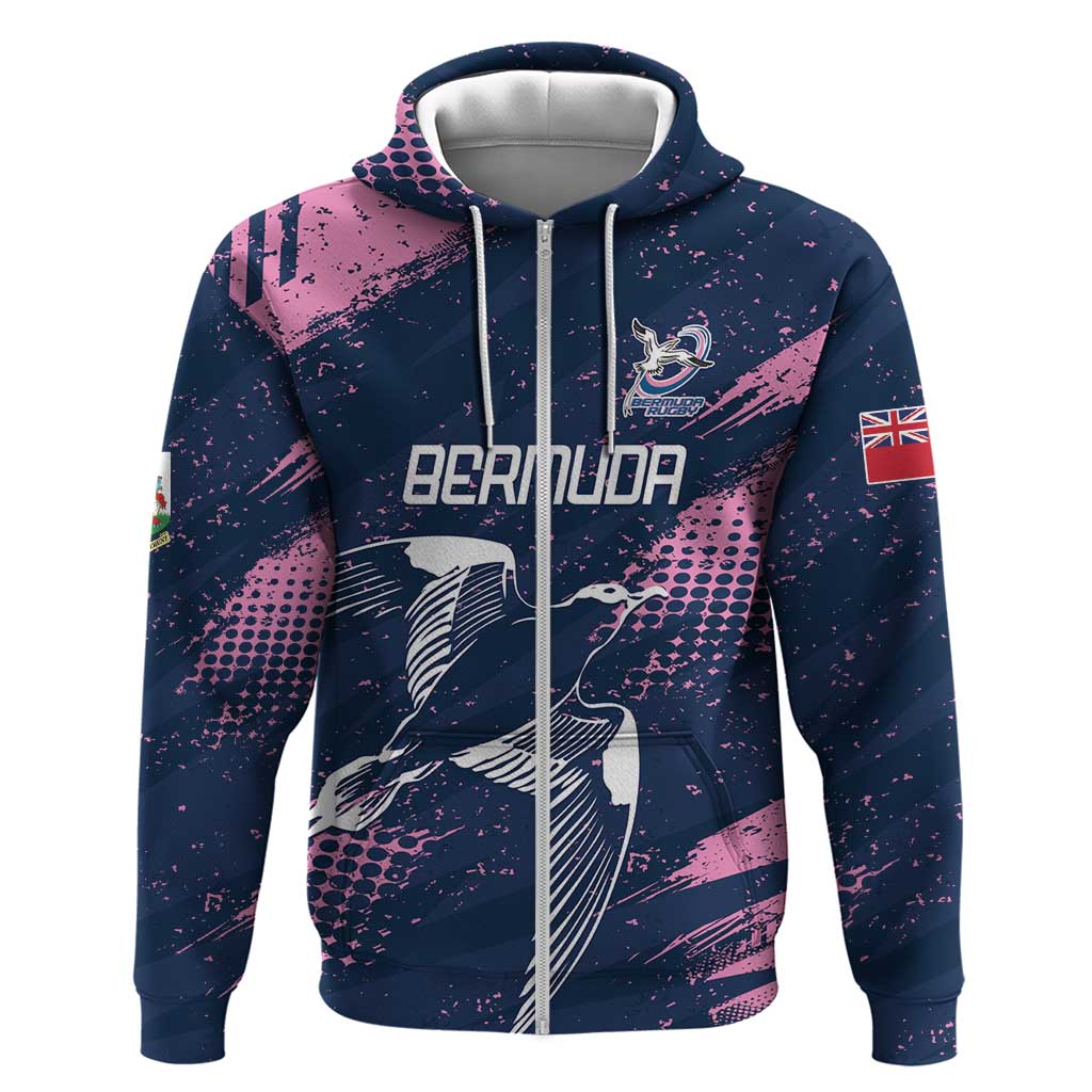 Custom Rugby Bermuda Hoodie Our Team Go Champions LT01