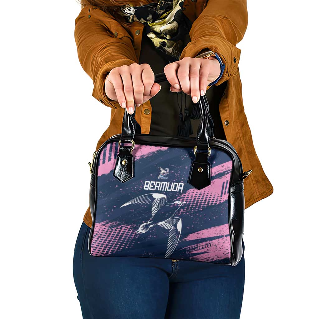 Rugby Bermuda Shoulder Handbag Our Team Go Champions LT01