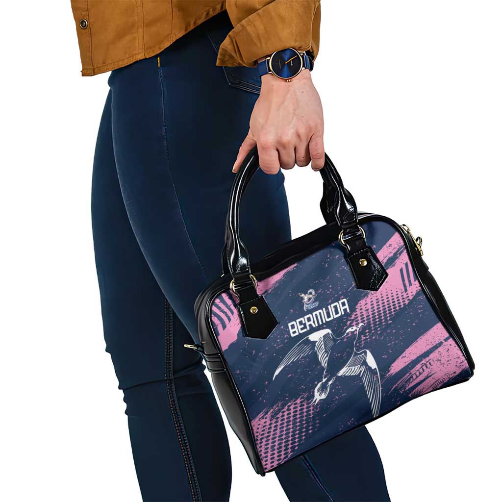Rugby Bermuda Shoulder Handbag Our Team Go Champions LT01