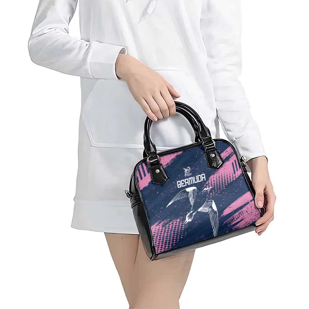 Rugby Bermuda Shoulder Handbag Our Team Go Champions LT01