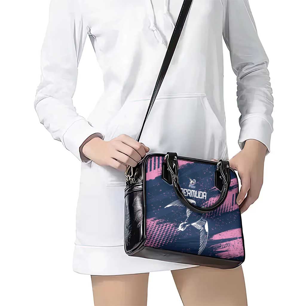 Rugby Bermuda Shoulder Handbag Our Team Go Champions LT01