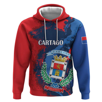 Personalized Costa Rica Cartago Province Hoodie Brumosos Hometown LT01