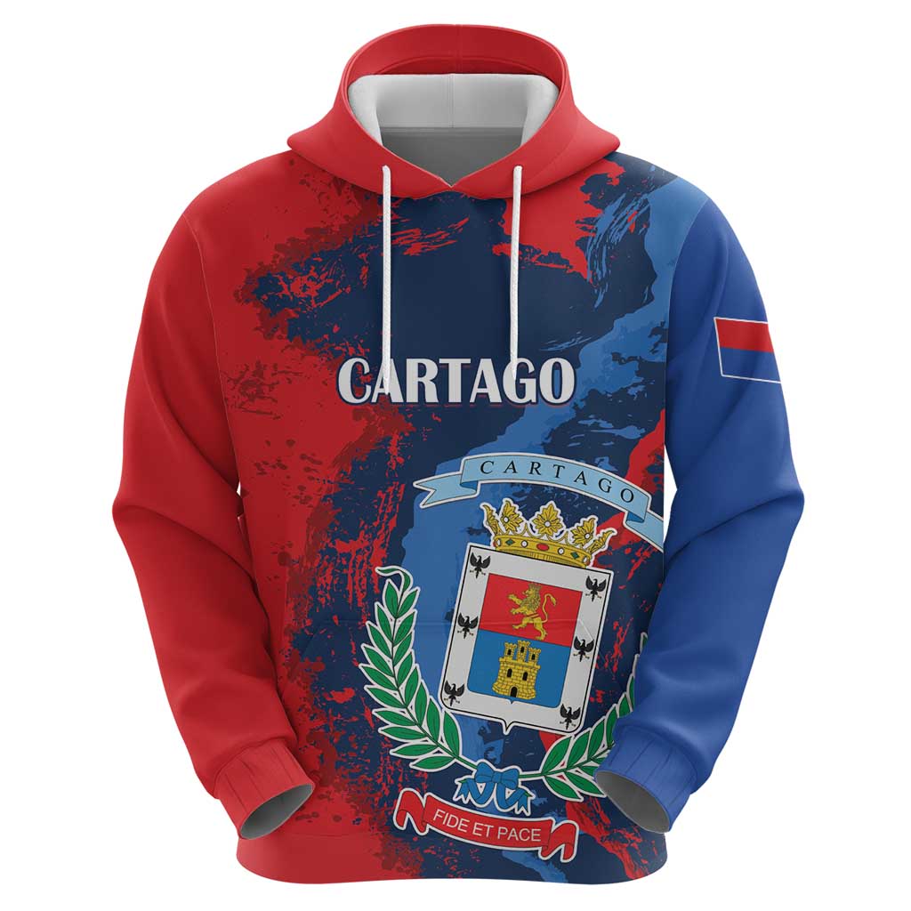 Personalized Costa Rica Cartago Province Hoodie Brumosos Hometown LT01