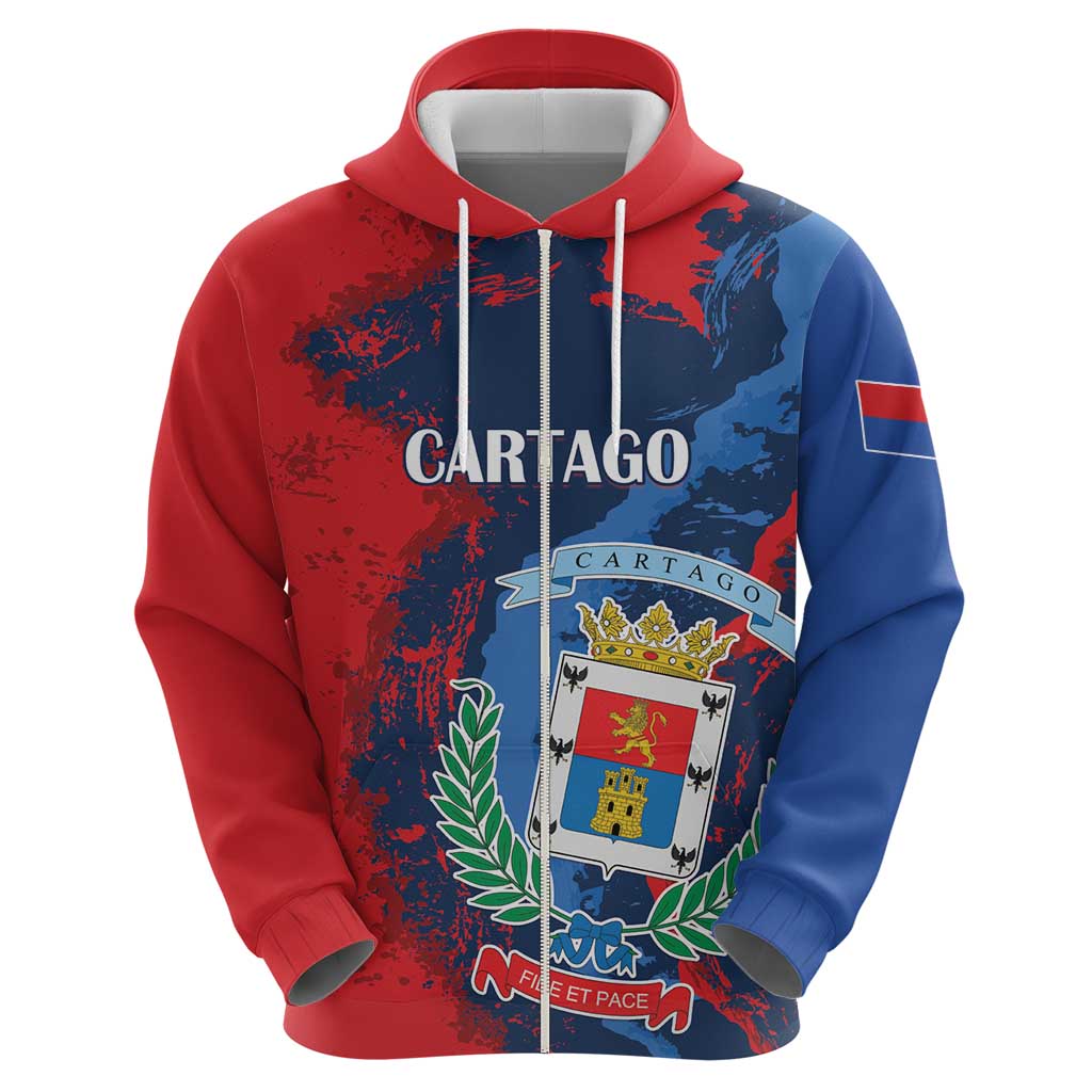 Personalized Costa Rica Cartago Province Hoodie Brumosos Hometown LT01