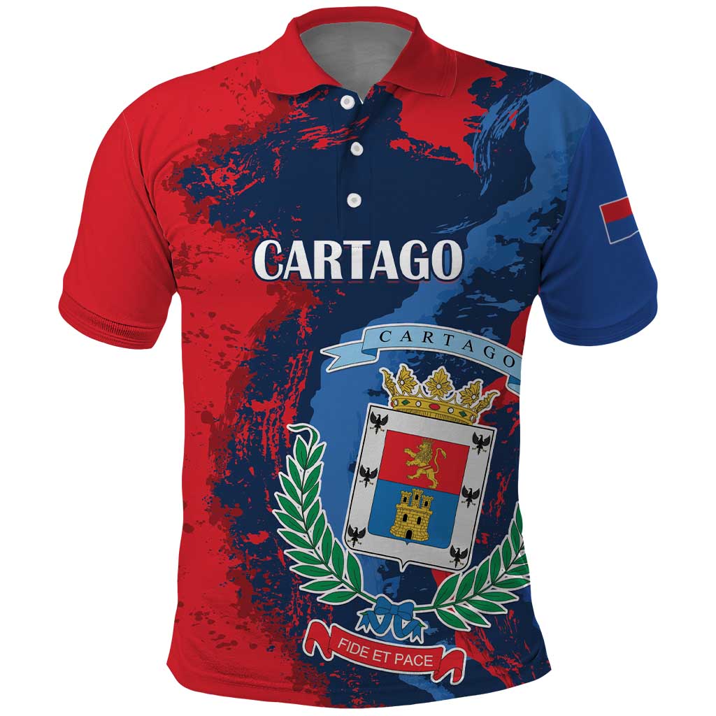 Personalized Costa Rica Cartago Province Polo Shirt Brumosos Hometown LT01