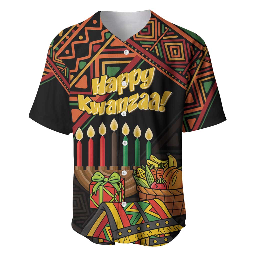 Personalized African Happy Kwanzaa Baseball Jersey LT01