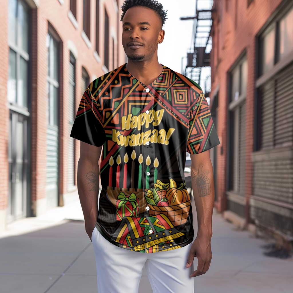 Personalized African Happy Kwanzaa Baseball Jersey LT01