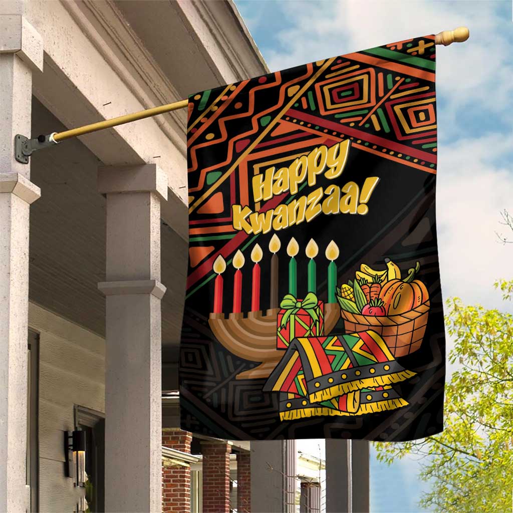 African Happy Kwanzaa Garden Flag LT01