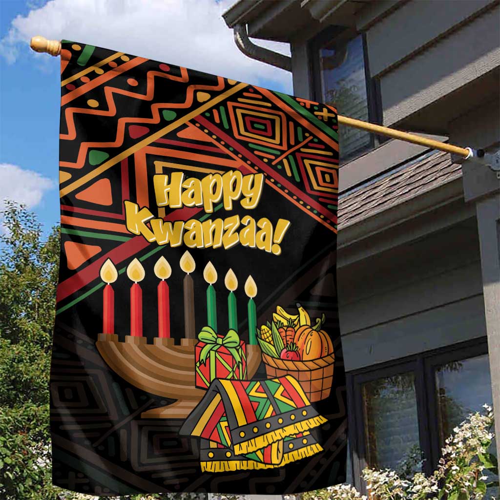 African Happy Kwanzaa Garden Flag LT01