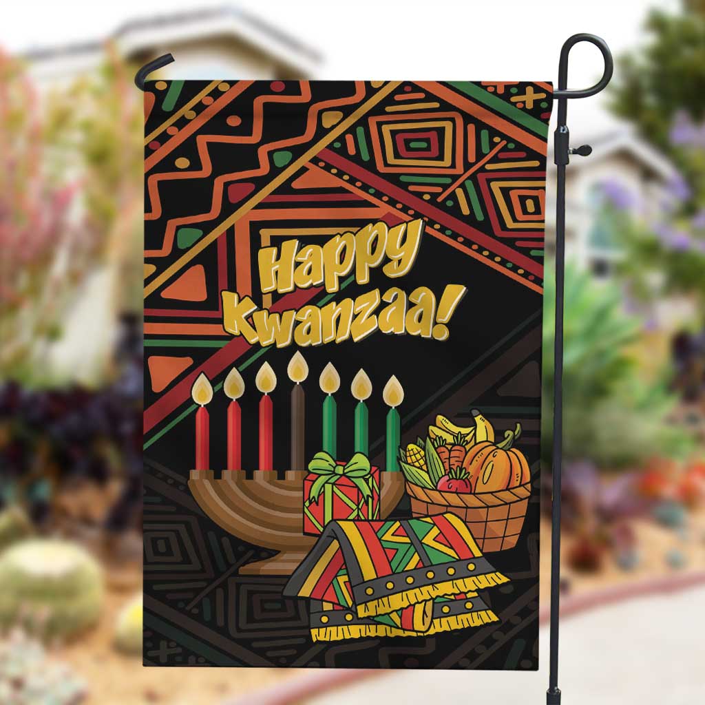 African Happy Kwanzaa Garden Flag LT01