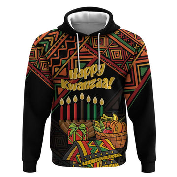 Personalized African Happy Kwanzaa Hoodie LT01