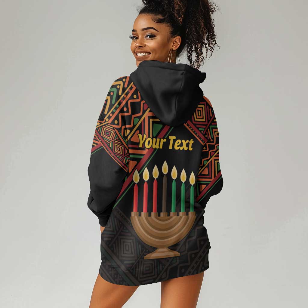 Personalized African Happy Kwanzaa Hoodie Dress LT01