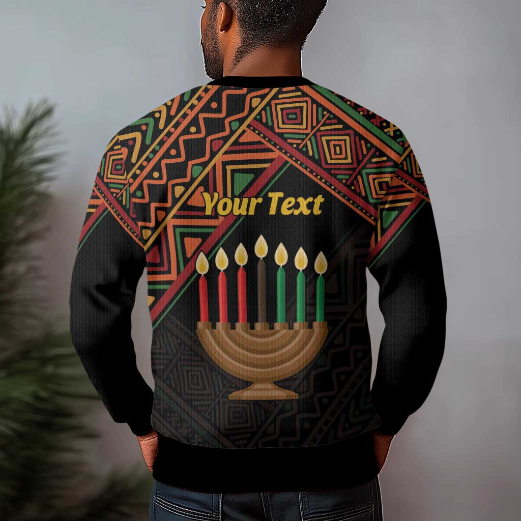 African Happy Kwanzaa Ugly Christmas Sweater LT01