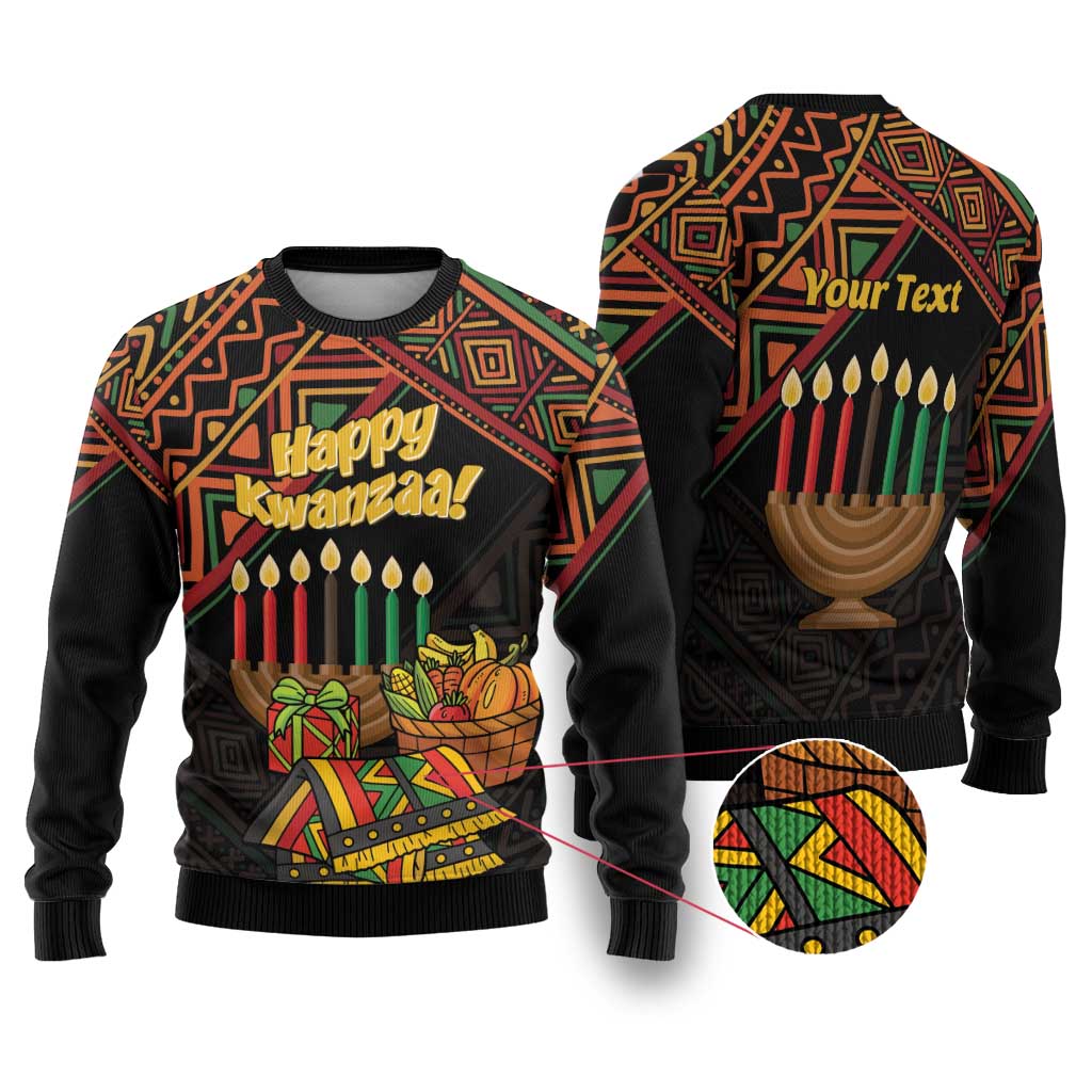 African Happy Kwanzaa Ugly Christmas Sweater LT01