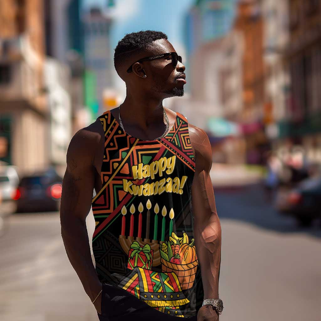 Personalized African Happy Kwanzaa Men Tank Top LT01