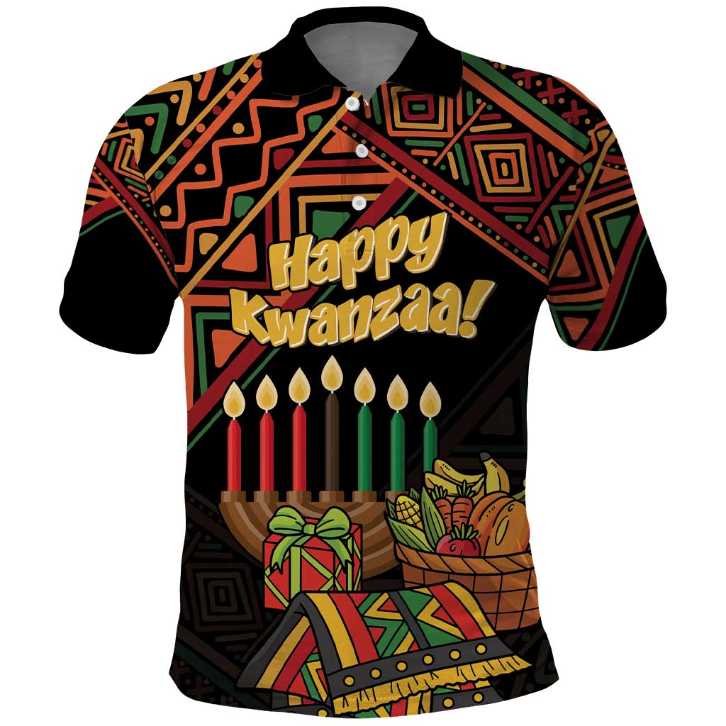 Personalized African Happy Kwanzaa Polo Shirt LT01