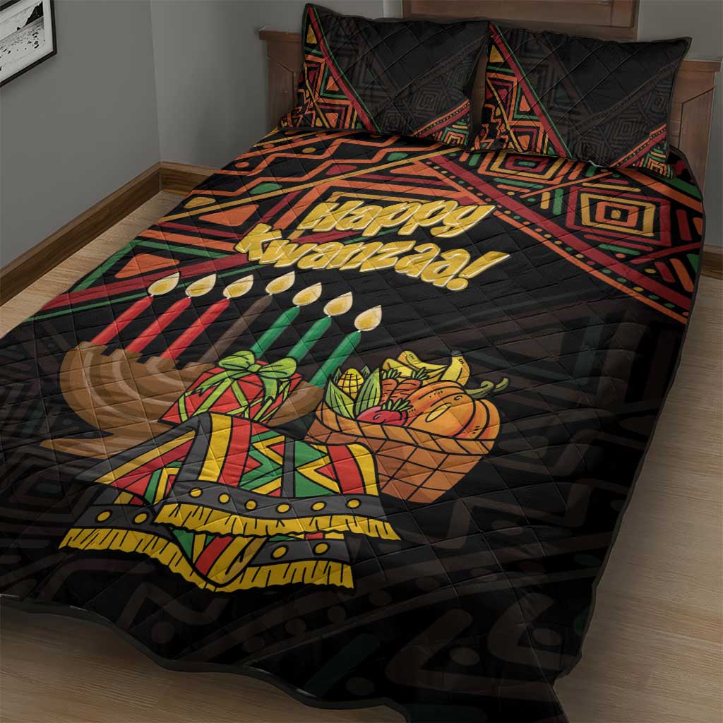 African Happy Kwanzaa Quilt Bed Set LT01