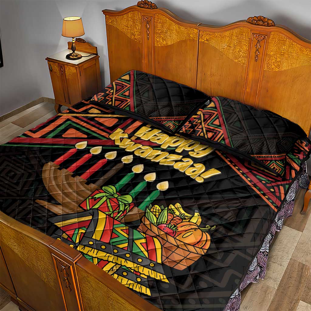 African Happy Kwanzaa Quilt Bed Set LT01