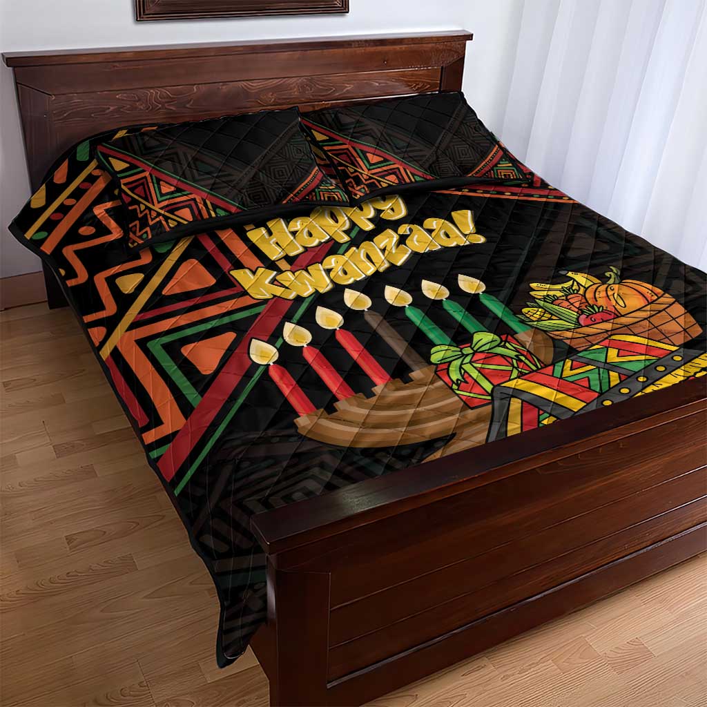 African Happy Kwanzaa Quilt Bed Set LT01