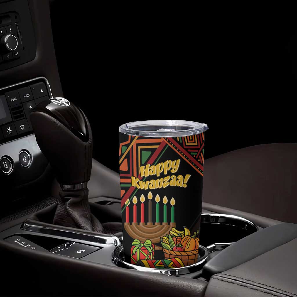 Personalized African Happy Kwanzaa Tumbler Cup LT01