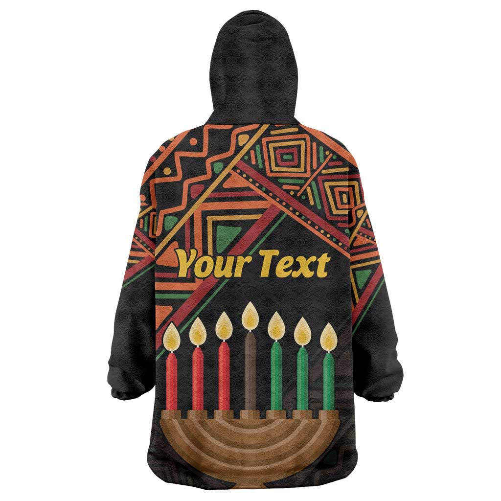 Personalized African Happy Kwanzaa Wearable Blanket Hoodie LT01