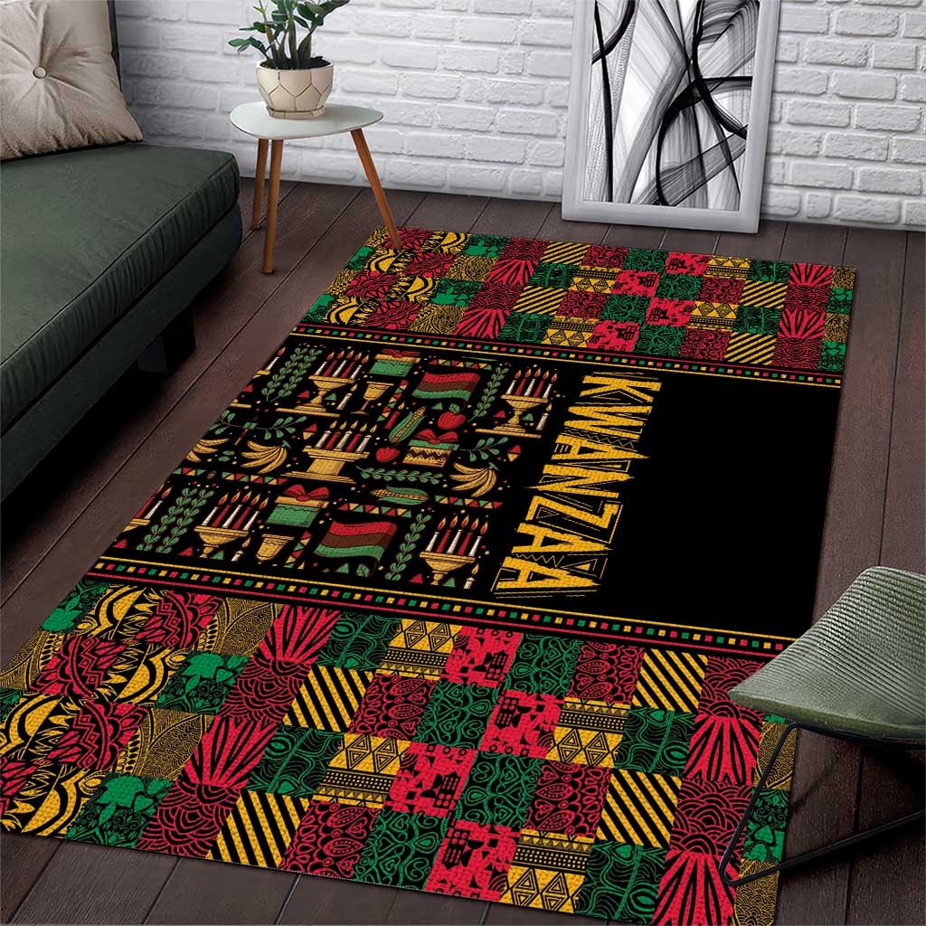 Kwanzaa African Pattern Area Rug LT01