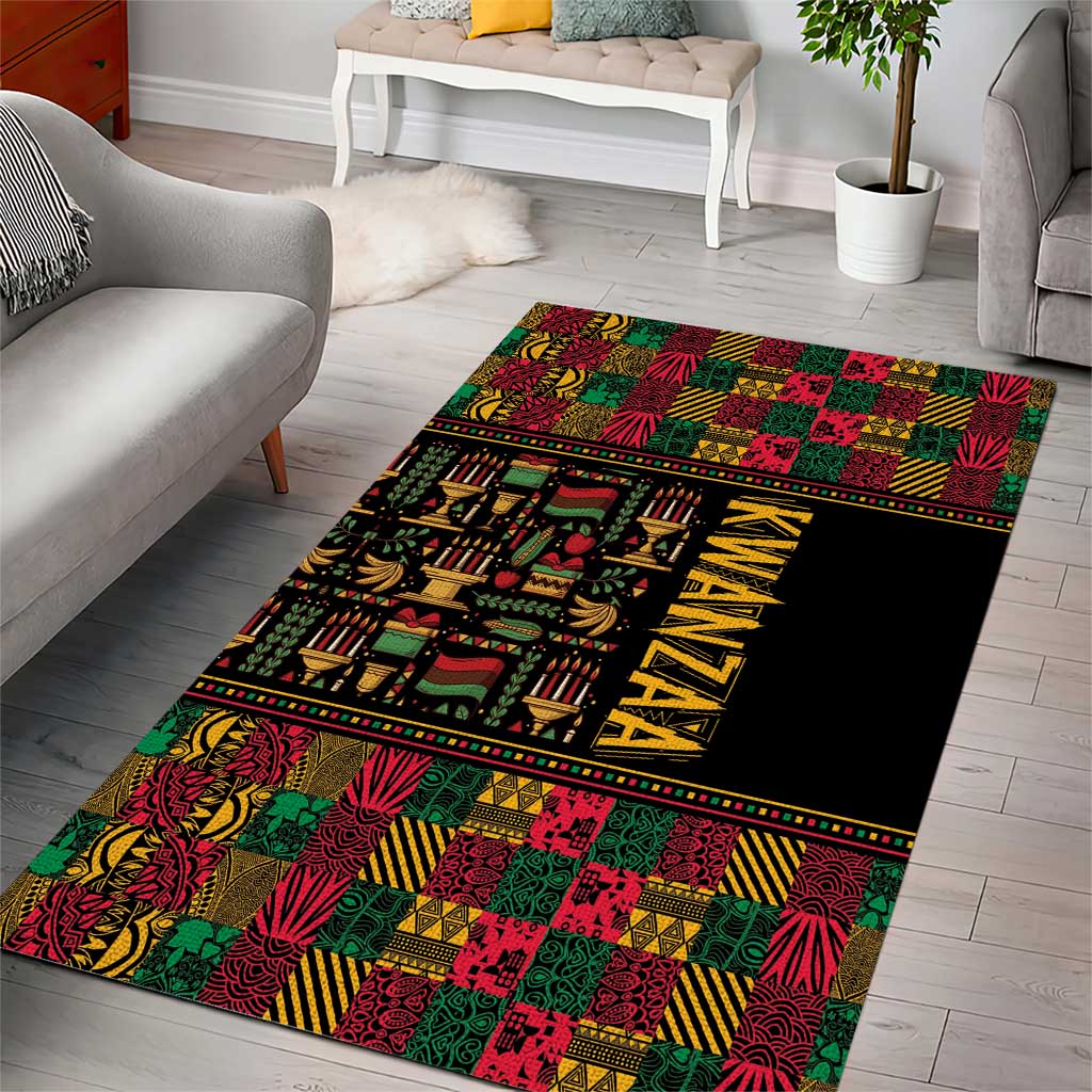 Kwanzaa African Pattern Area Rug LT01