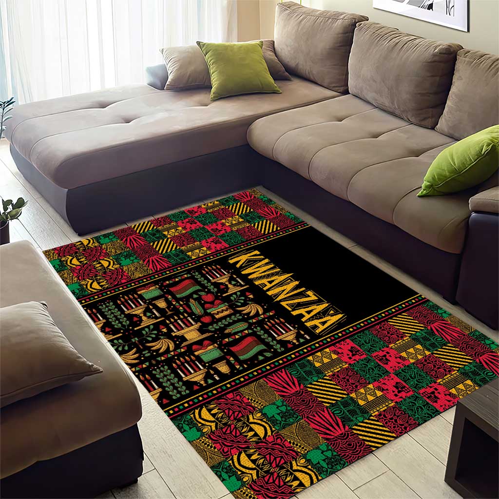 Kwanzaa African Pattern Area Rug LT01