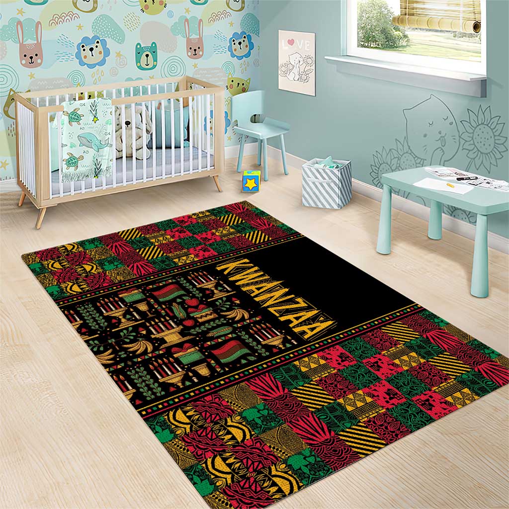 Kwanzaa African Pattern Area Rug LT01