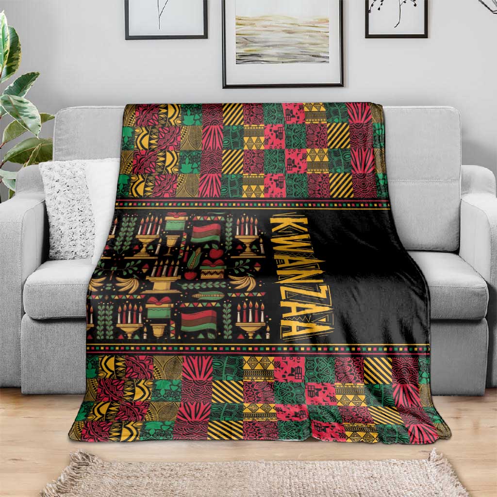 Kwanzaa African Pattern Blanket LT01