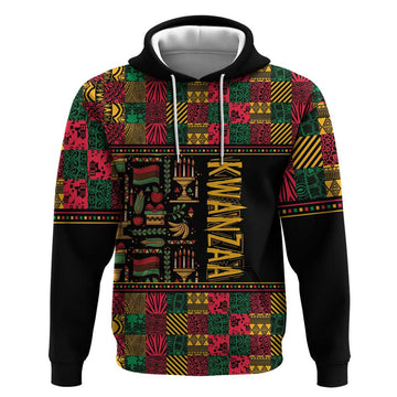 Kwanzaa African Pattern Hoodie LT01