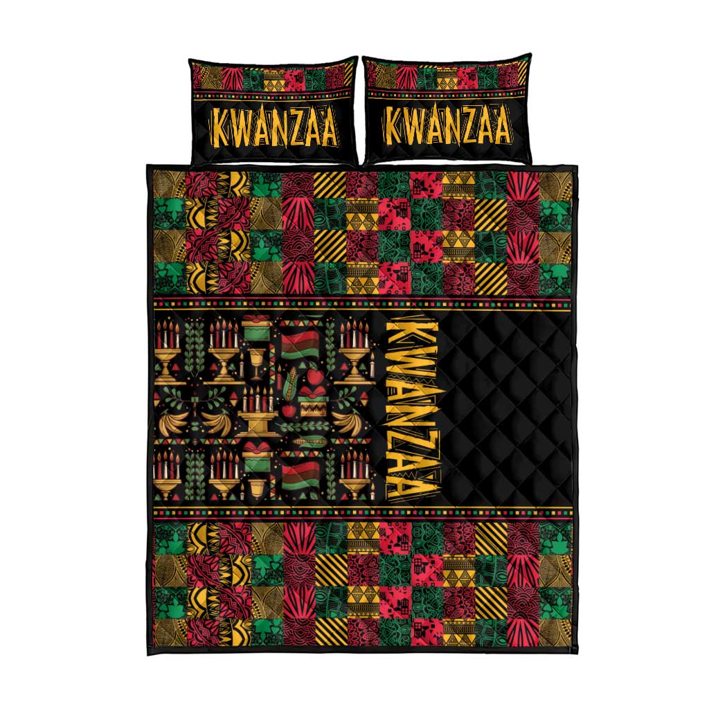 Kwanzaa African Pattern Quilt Bed Set LT01