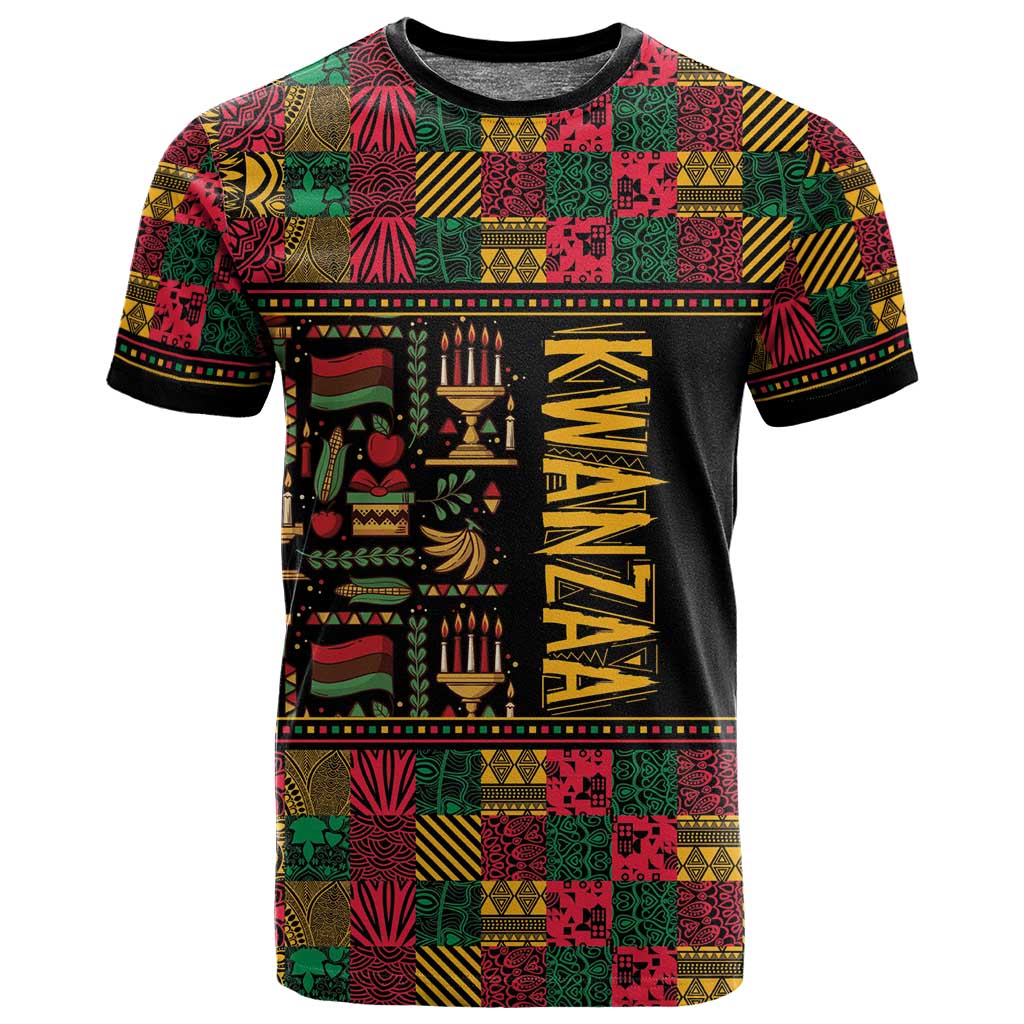 Kwanzaa African Pattern T shirt LT01
