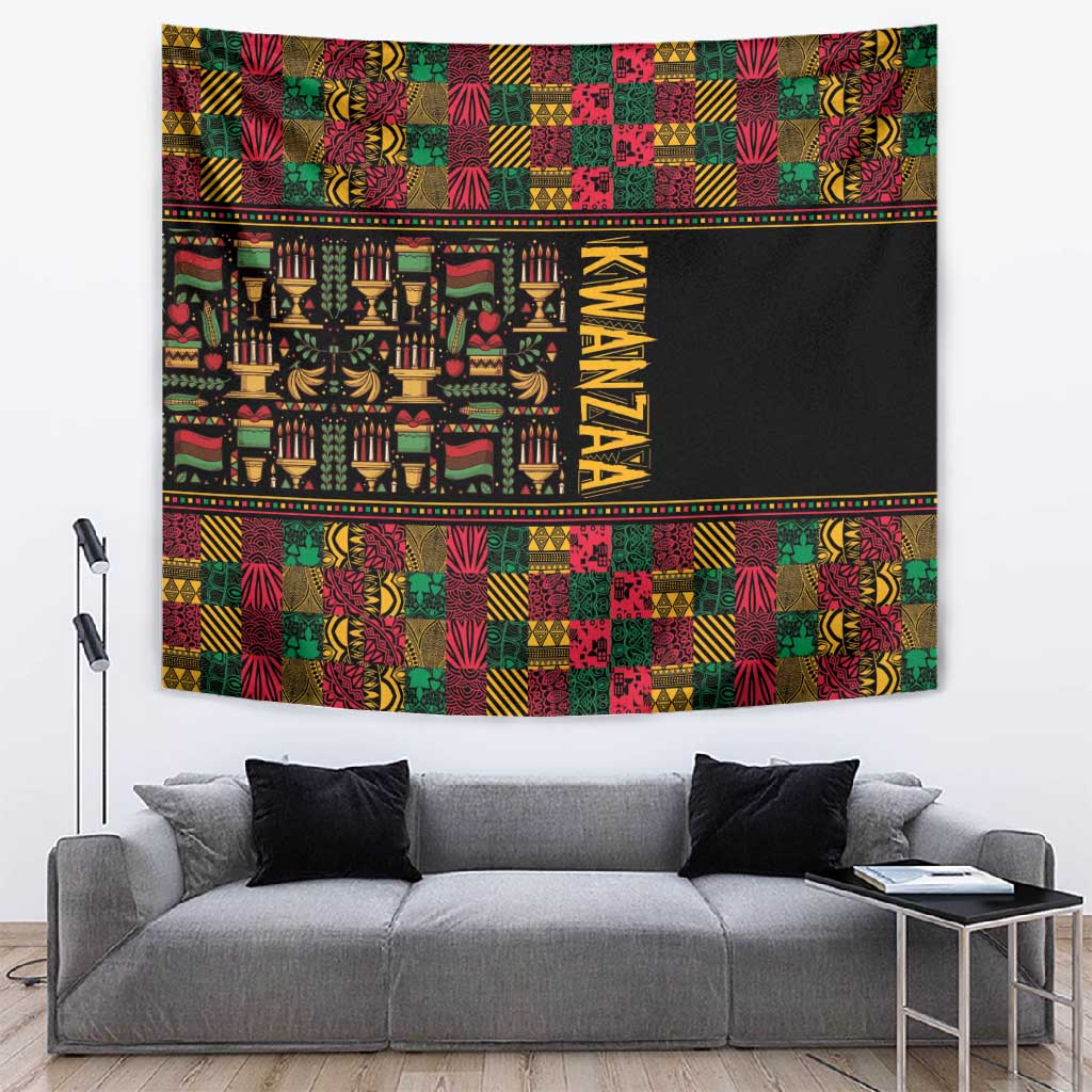 Kwanzaa African Pattern Tapestry LT01