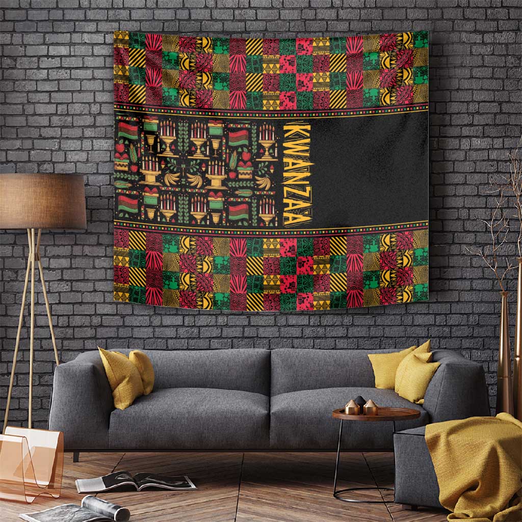 Kwanzaa African Pattern Tapestry LT01