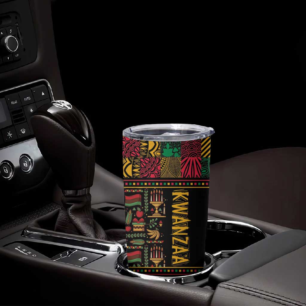 Kwanzaa African Pattern Tumbler Cup LT01