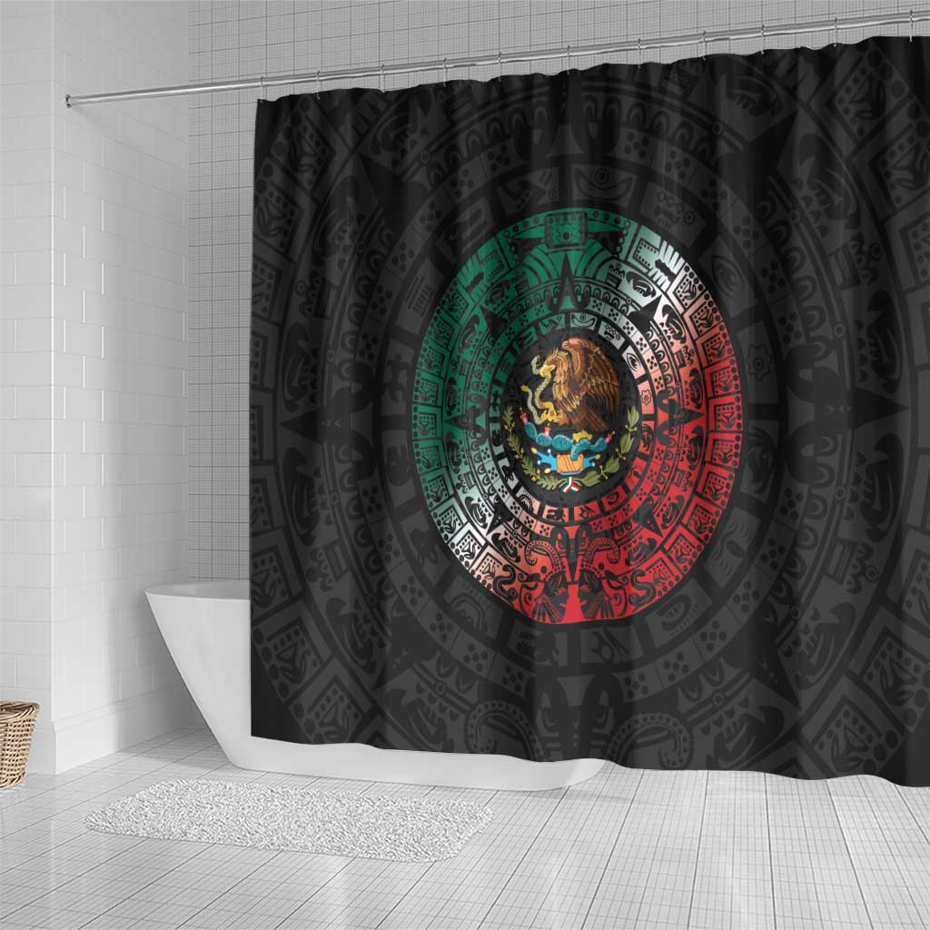 Mexican Aztec Circle Shower Curtain Flag Color Unique Style LT01