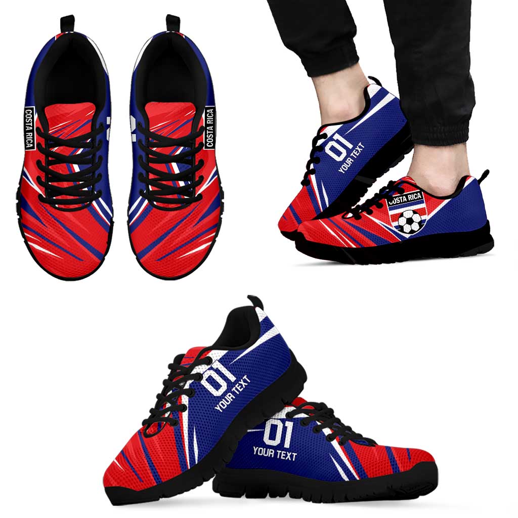 Costa Rica 2024 Soccer Sneakers Come On Los Ticos LT01