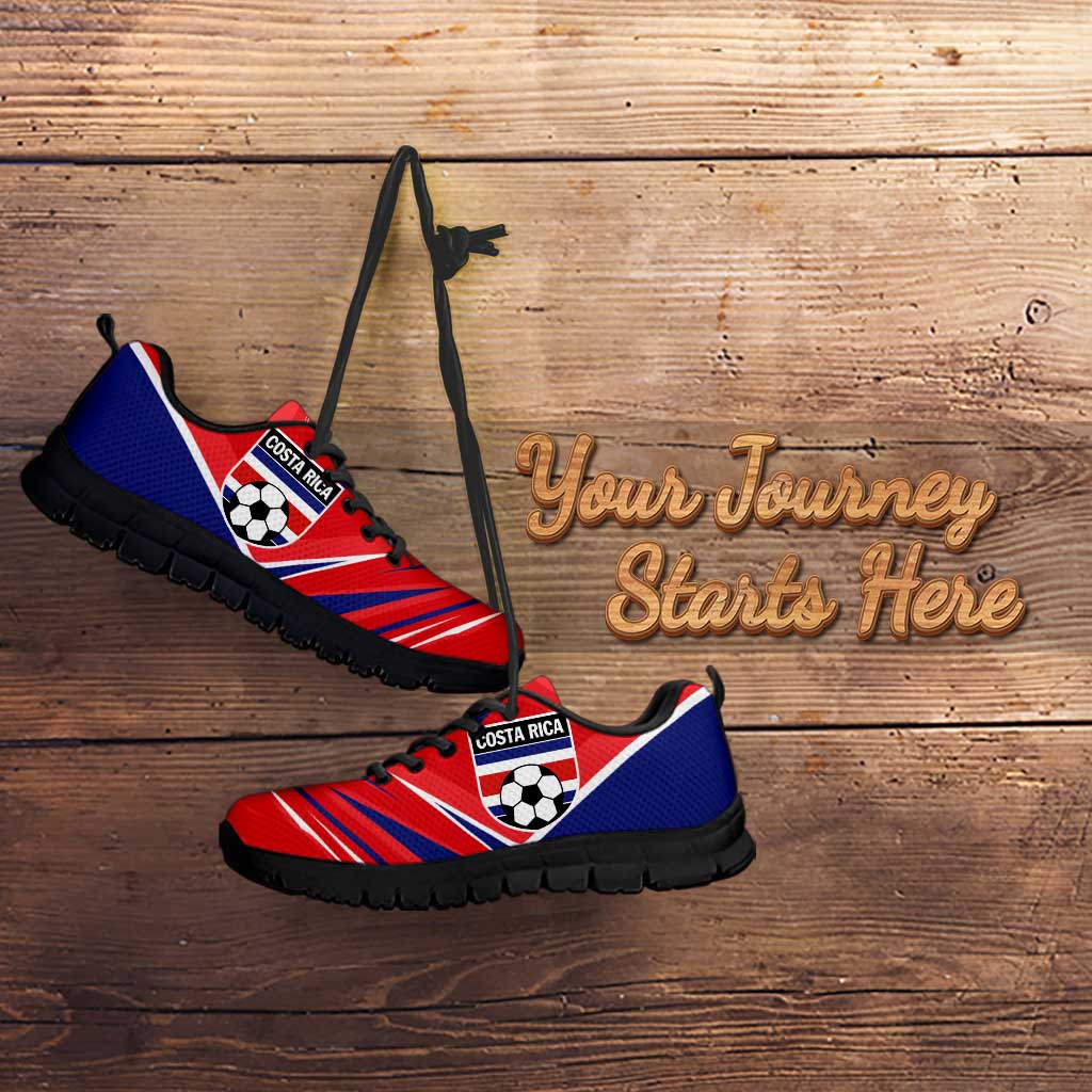 Costa Rica 2024 Soccer Sneakers Come On Los Ticos LT01